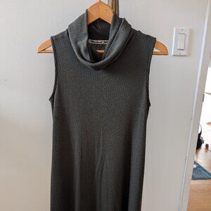 Michael Stars Cowl Neck Sweater Dress - Olive Green